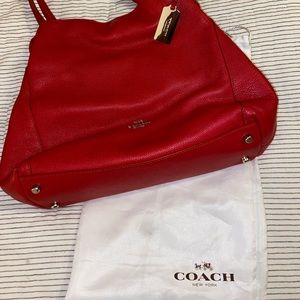 Red Coach Satchel